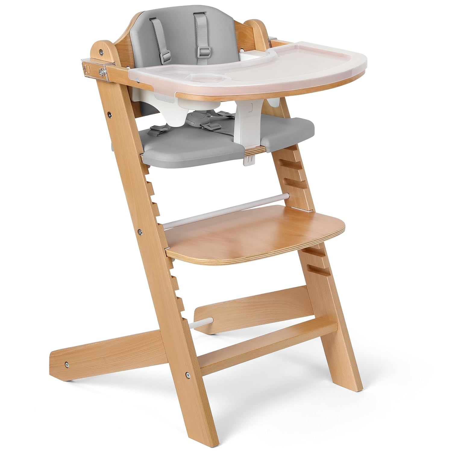 Tiny Sprouts Convertible Wooden High Chair