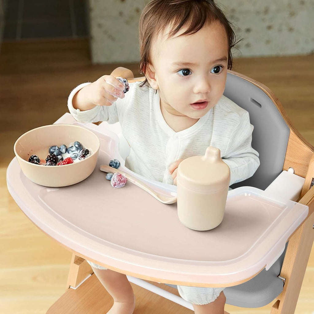 Tiny Sprouts Convertible Wooden High Chair