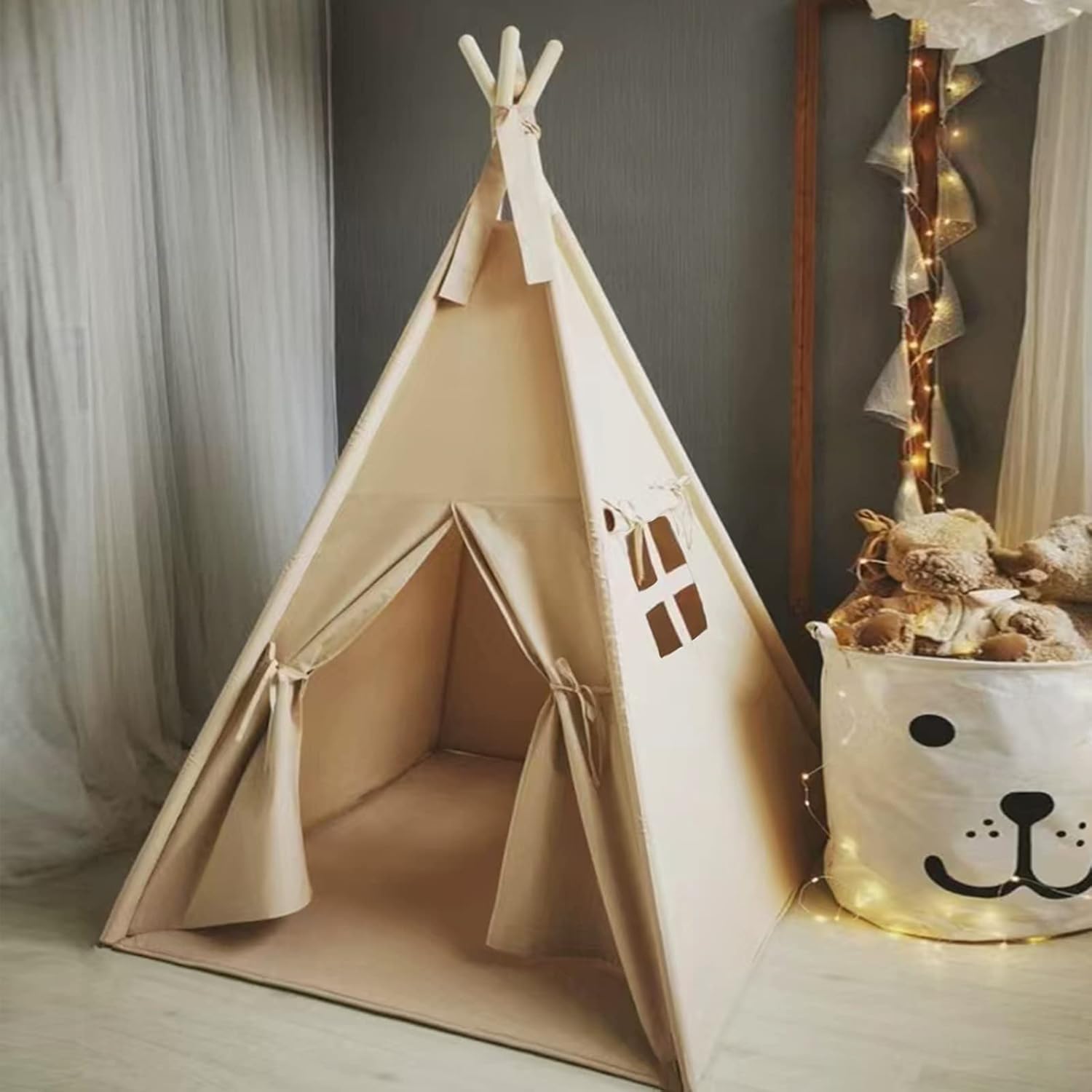 Tiny Sprouts Kids Teepee Play Tent