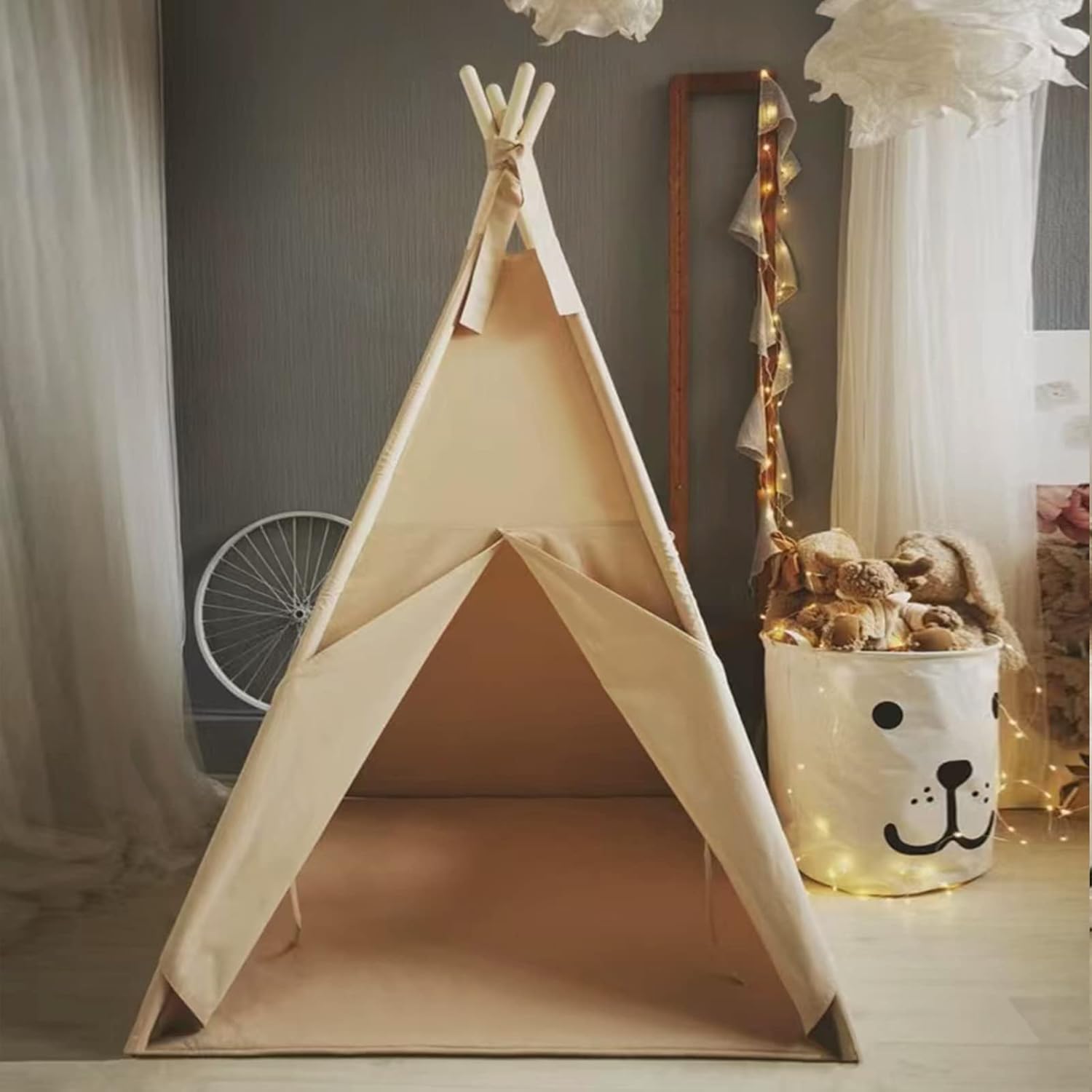 Tiny Sprouts Kids Teepee Play Tent