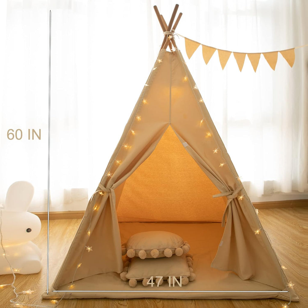 Tiny Sprouts Kids Teepee Play Tent