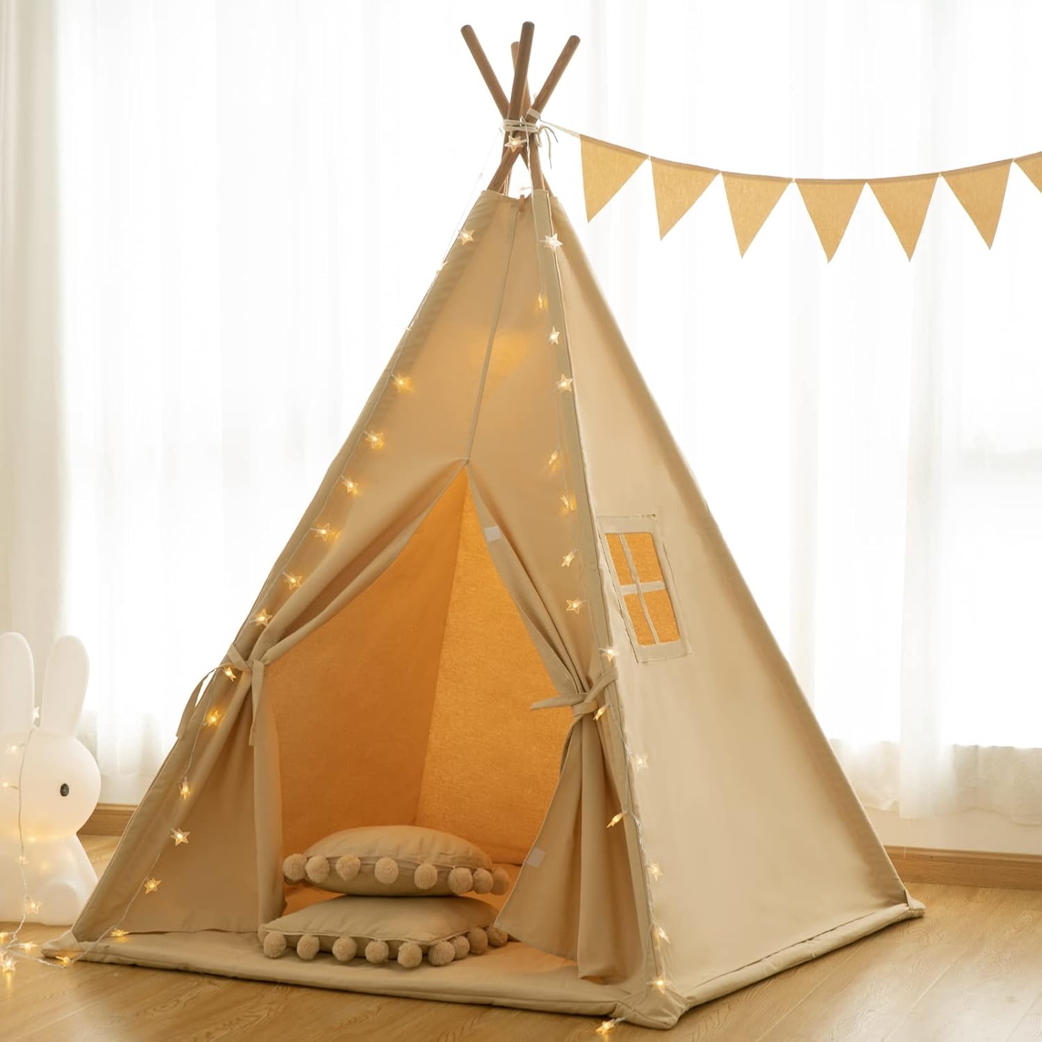 Tiny Sprouts Kids Teepee Play Tent