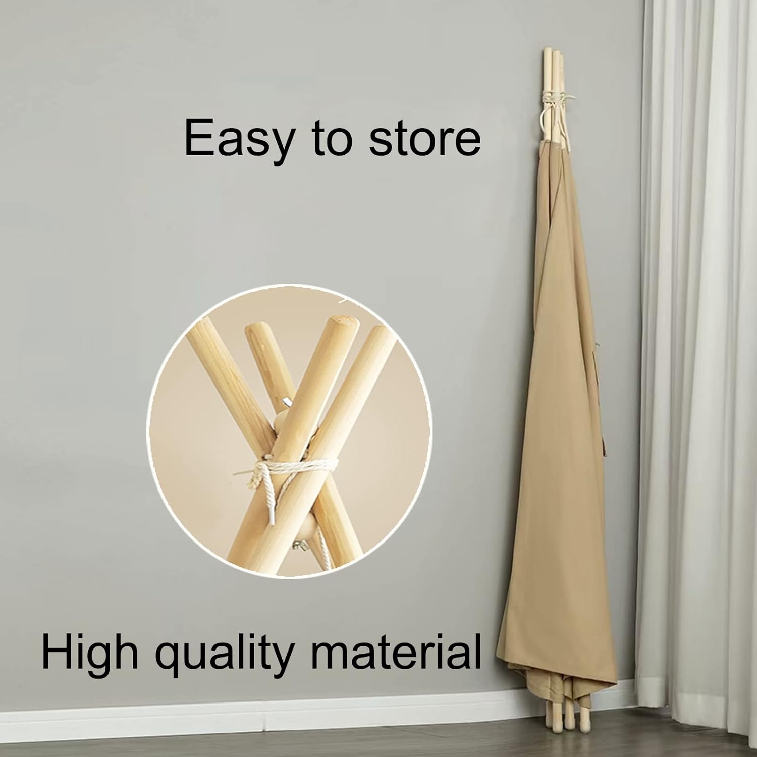 Tiny Sprouts Kids Teepee Play Tent