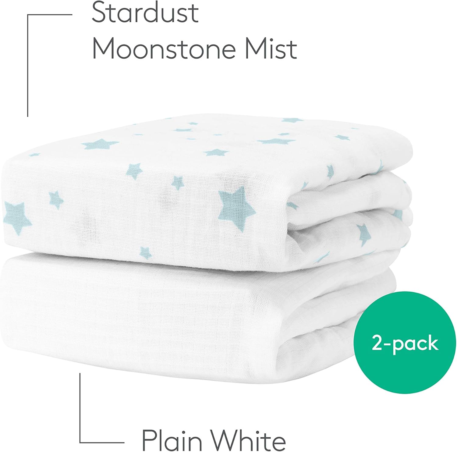 Tiny Sprouts Organic Cotton Crib Bedding Set