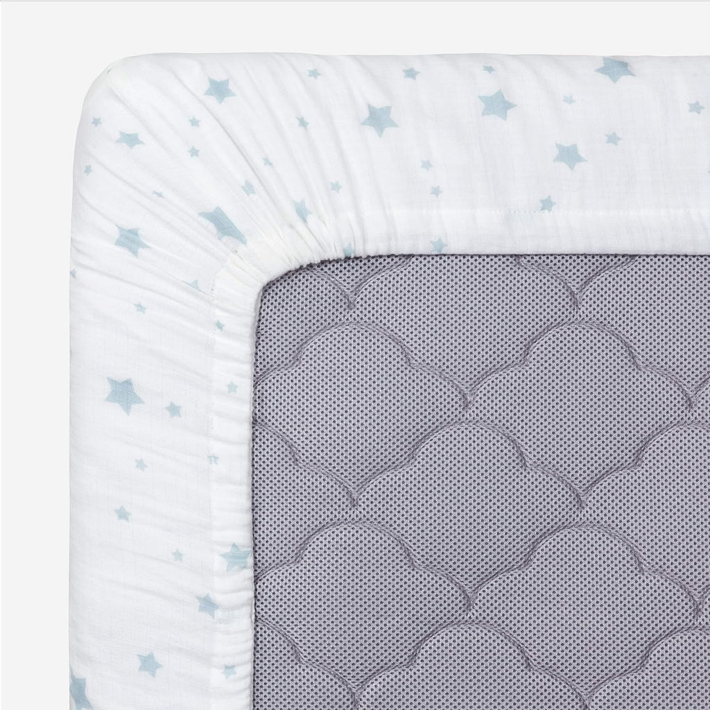 Tiny Sprouts Organic Cotton Crib Bedding Set