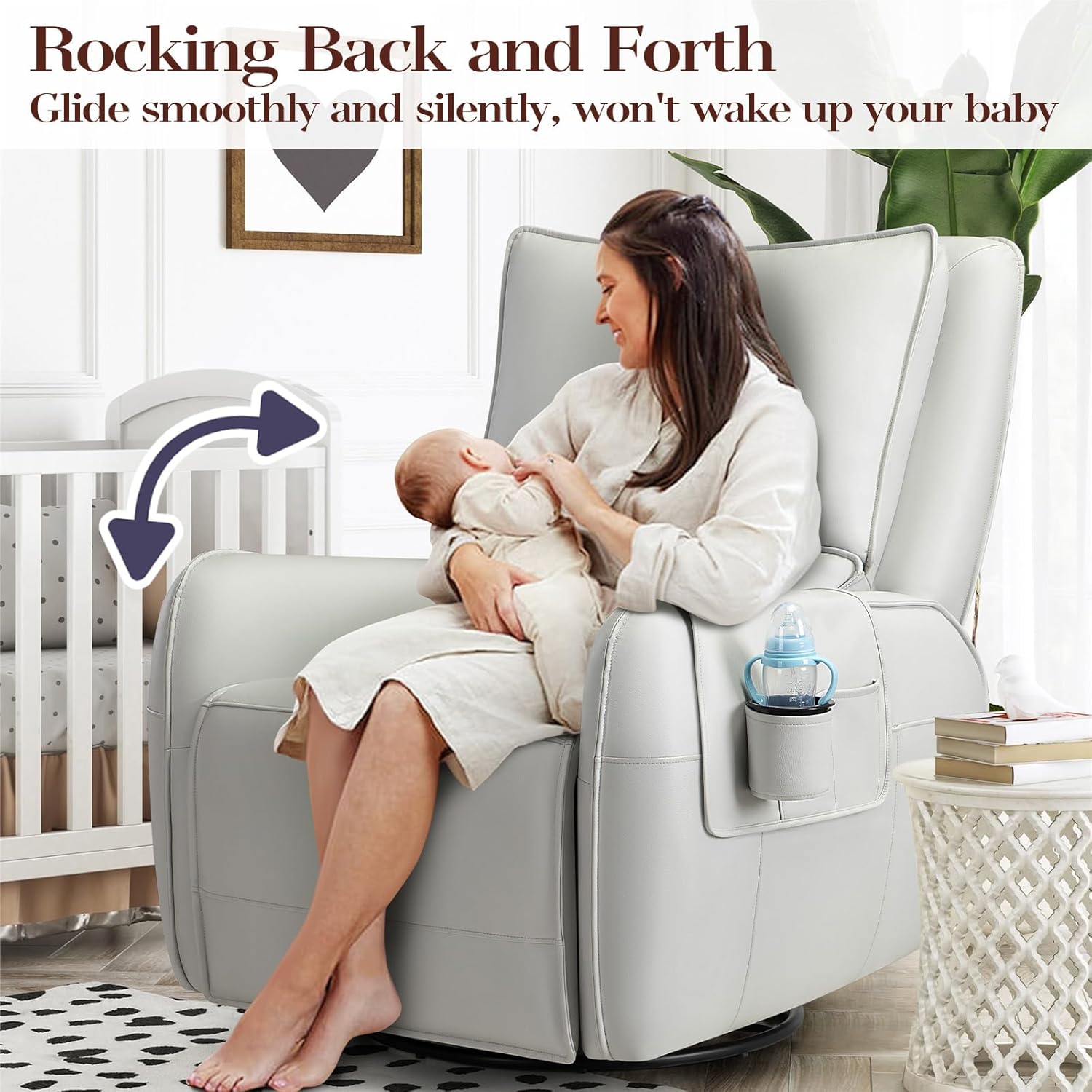 Tiny Sprouts Rocking Nursery Chair