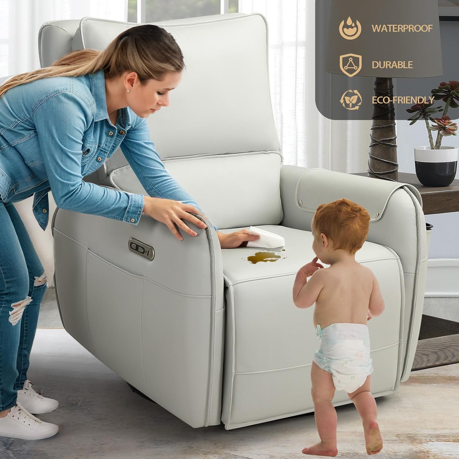 Tiny Sprouts Rocking Nursery Chair