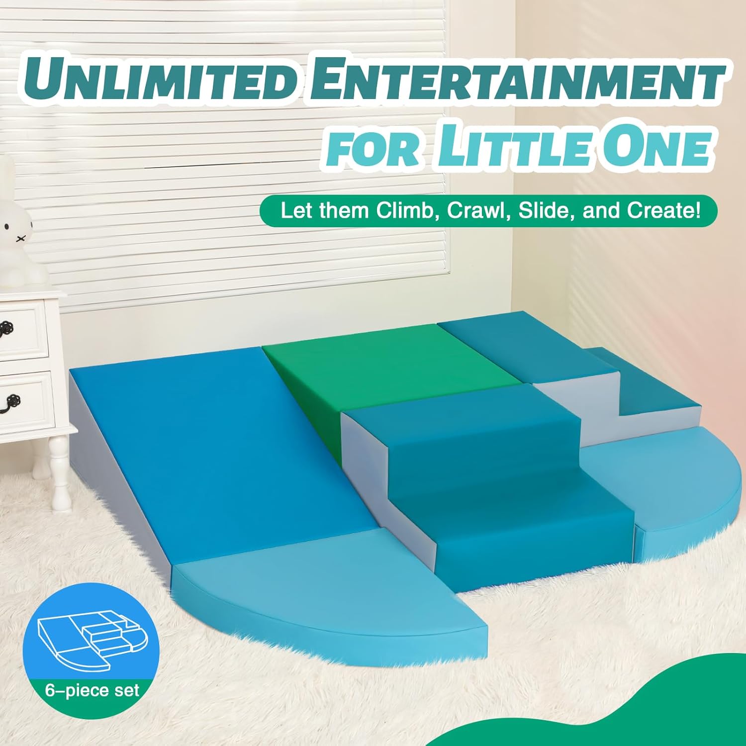 Tiny Sprouts SoftPlay Foam Climbing Set