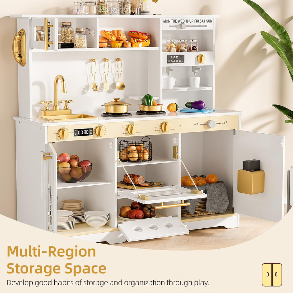 Tiny Sprouts Wooden Play Kitchen Set